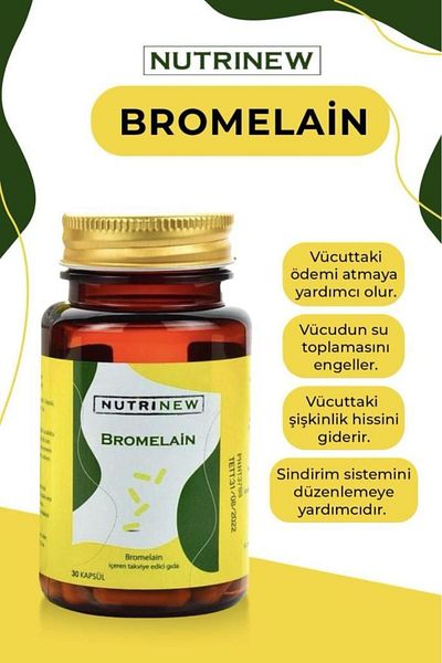 Nutrinew Vitamins Nutrinew Bromelain 30 Capsules