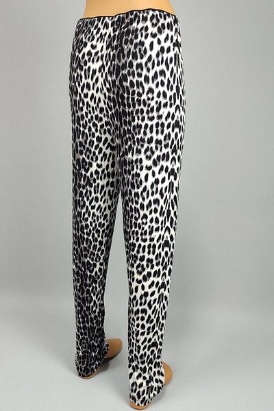 Apaydın butik Pantaloni de pijama pentru femei cu model leopard