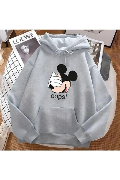 faseb Unisex 2ip πλεκτό ύφασμα Ωχ! Φούτερ με στάμπα λεπτομέρειας