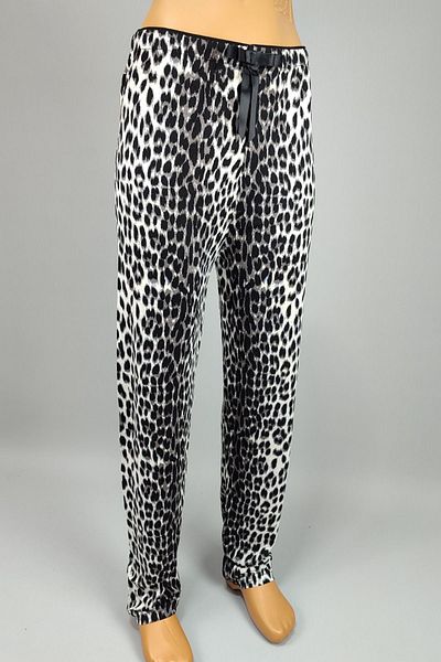 Apaydın butik Pantaloni de pijama pentru femei cu model leopard