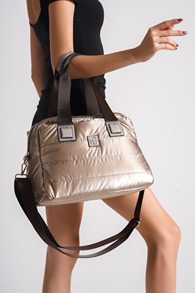 Shoesers Geantă de umăr pentru braț gonflabil de zi cu parașuta pentru femei