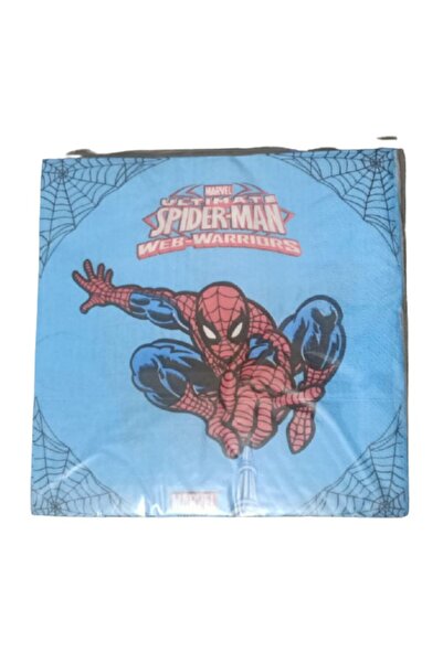 SPIDERMAN Spiderman Spiderman Plate Cup Napkin Tablecloth Set for 16 People