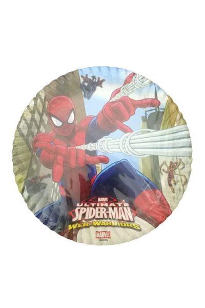 SPIDERMAN Spiderman Spiderman Plate Cup Napkin Tablecloth Set for 16 People