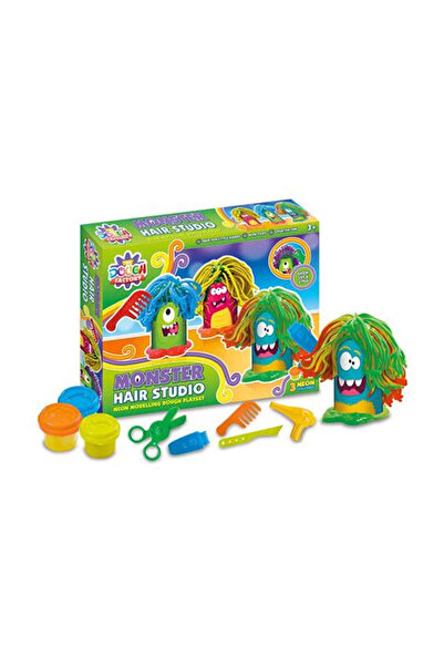 Vardem Monster Hair Studio - Neon Dough Play Set
