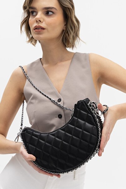 LuviShoes BYN2241 Модель Чорна жіноча сумочка