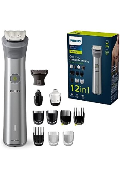 Philips Series 5000 Hepsi Bir Arada Düzeltici, yüz, baş ve vücut için 12'si 1 arada MG5950/15