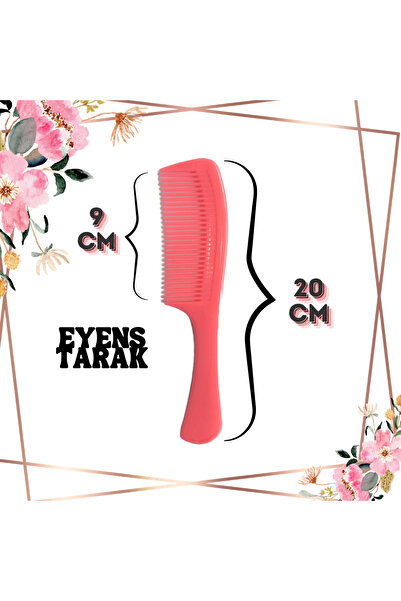 EYENS مشط بلاستيكي وردي