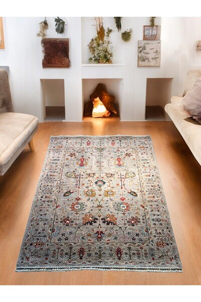 ŞİRVAN HALI EL DOKUMA AFGAN UŞAK HALI - 172x233