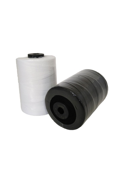 Tuana İplik ΜΑΡΚΑ ΚΟΖΑΛΙ 10 Τεμάχια Νούμερο 120 Λευκό Πολυεστερικό Κλωστή Ραπτικής 5000 Μέτρα