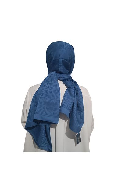 Levidor Şal jacquard albastru