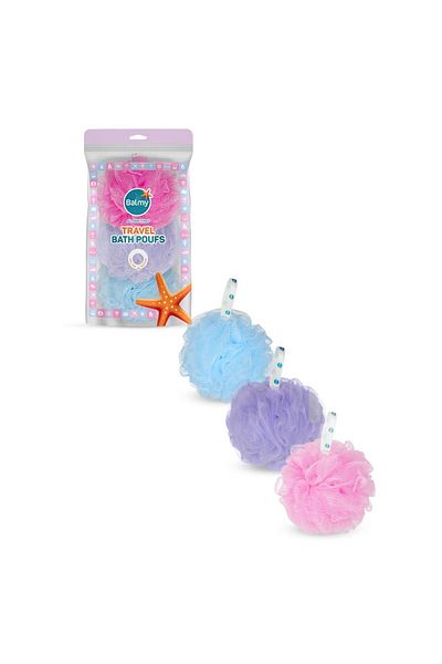 Simple Travel Balmy Pompom Fiber Set - Set of 3