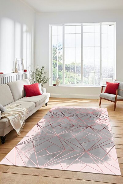 EY HOME 3D Baskılı Kaymaz Taban Yıkanabilir Sade Desen Yolluk Mutfak Salon Ha...