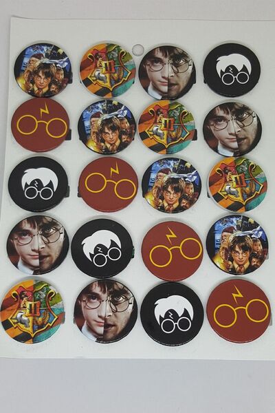 PartylandTR 20 Adet Harry Potter Metal Rozet