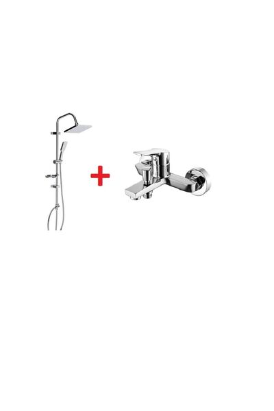 Creavit CREAVİT Sh630 İkili Duş Seti Takımı (duş Sistemi + Luna Banyo Bataryası)