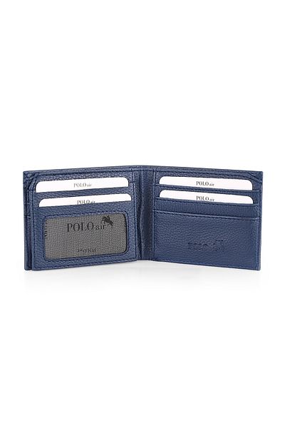 Polo Air Navy Blue Men's Classic Wallet - SETE-3017-CDN-L