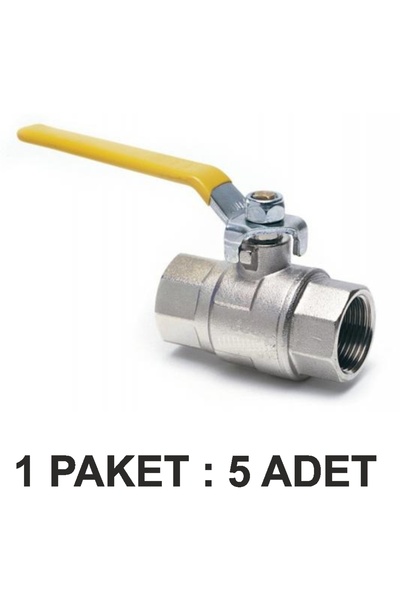 Genel Markalar DOĞALGAZ VANASI KÜRESEL 3/4’’ PAKET 5 Lİ