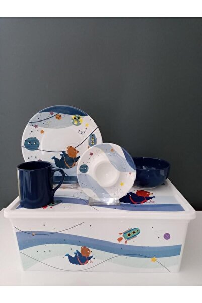 Keramika Astro 4 Piece Food Set with Storage Box Gift