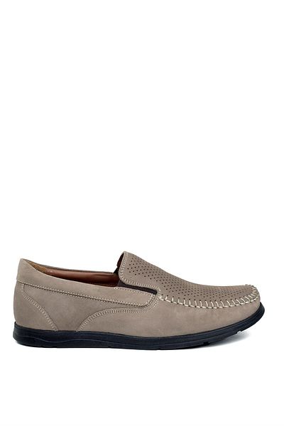 Ayakkabı Fuarı Elit 24YNbl1050N - Ανδρικά παπούτσια casual από γνήσιο δέρμα Sand Color