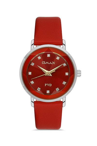 Omax Leather Women's Watches 00ZEC004IR06