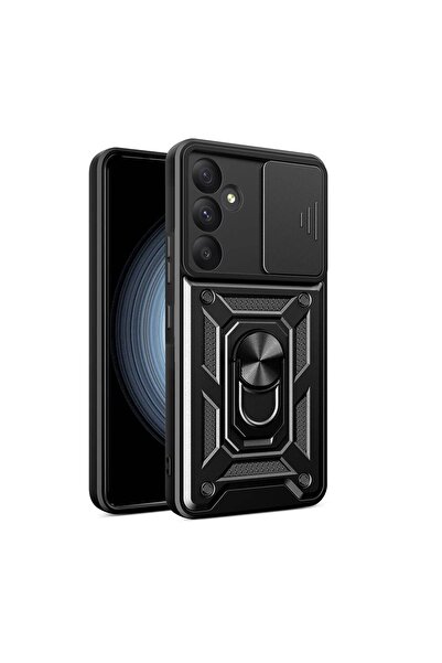 SBY TEKNOLOJİ حافظة لهاتف Galaxy A55 مع حامل مغناطيسي وغطاء فيجا منزلق لحماية...