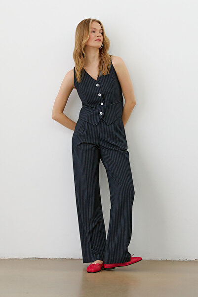 urban focus V-Neck Striped Vest