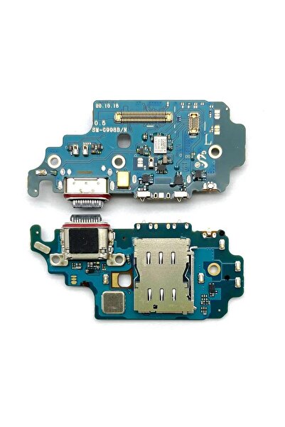 Samsung Galaxy S21 Ultra 5g G998 Şarj Soketli Kulaklık Soketli Mikrofon Bordu...