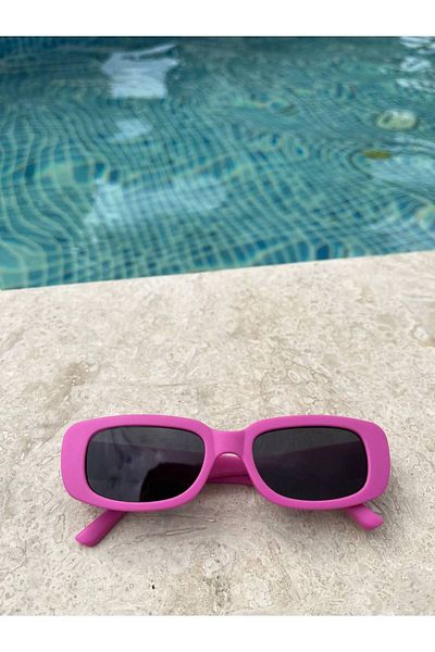 Jolly Kids 2024 Trend Rectangular Sunglasses - UV 400 Protection with Box for Girls Boys 2-9 Years