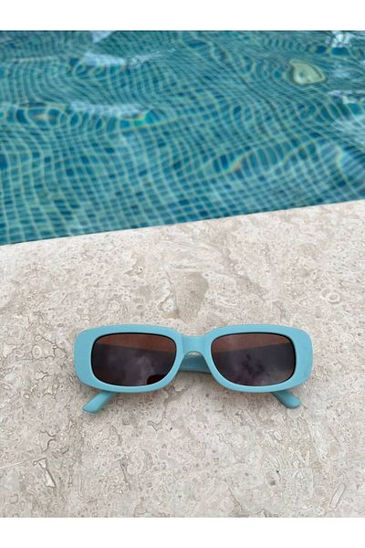 Jolly Kids 2024 Trend Rectangular Sunglasses - UV 400 Protection with Box for Girls Boys 2-9 Years