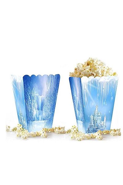 kidspartim 8 Pieces Frozen Themed Corn Box