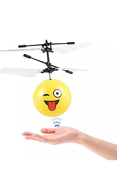 Happy Toys Cute Flying Toy with Face Emoji - Hand Sensor
