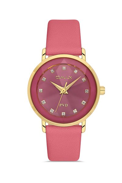 Omax 00ZEC004QR16 Model Leather Women's Watch