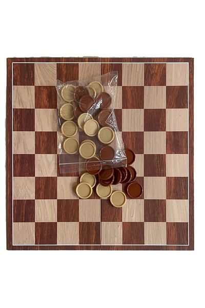 SERA Checkers - Chess and Nine Pieces Detailed