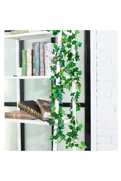 ALSHOP Yeşil Yapraklı Yapay Sarmaşık 230 Cm Ledsiz