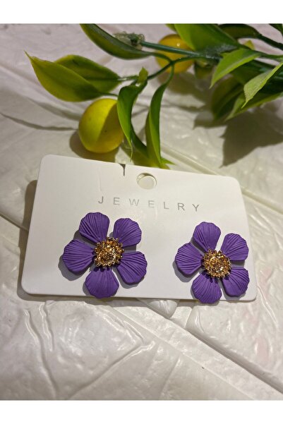 sema aksesuar Flower Model Women's Earrings - Gift and Summer Colorful Earrings