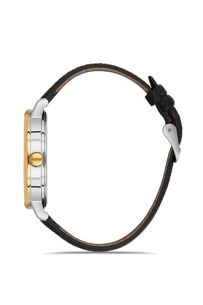 Omax Leather Men's Watch - 00PR0049N002