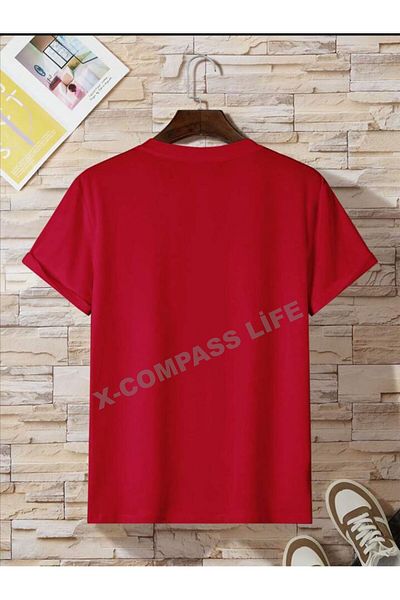 x-compass life UNISEX THSORT Oversize Crew Neck Hashtag