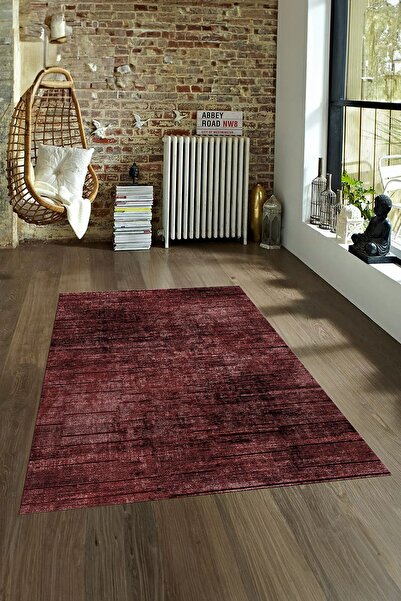 Alkilim Dijital Baskılı Kaymaz Taban Yıkanabilir Sade Yolluk Mutfak Salon Hal...