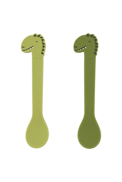 Trixie SILICONE SPOON MR.DINO - 2'LI SİLİKON KAŞIK