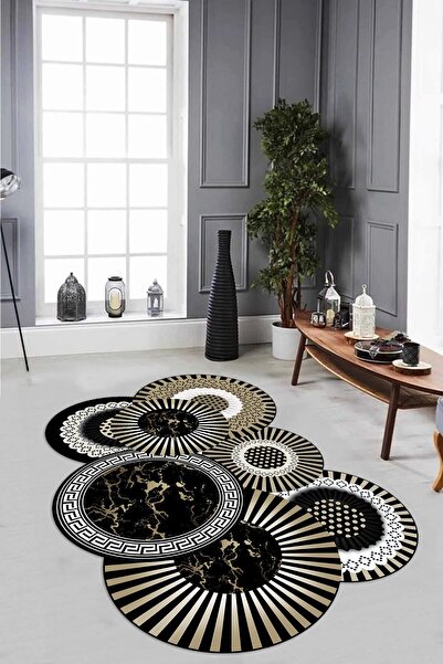 Alkilim Dijital Baskılı Kaymaz Taban Yıkanabilir Lazer Kesim Yolluk Mutfak Sa...