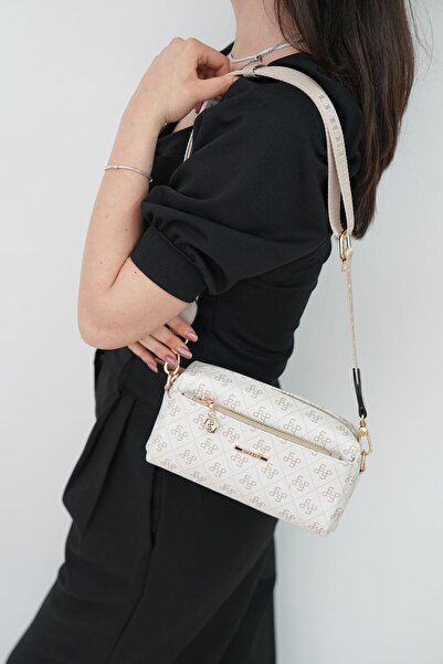 Silver Polo Bej - Kum SP1142 Kadın Çapraz Çanta