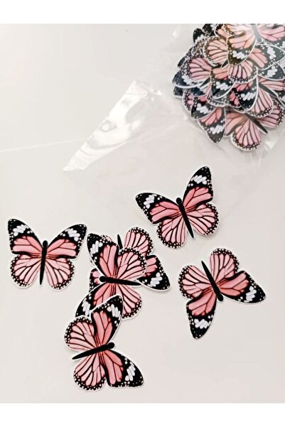 EyER Shoping ورق صور باقة الفراشة الوردية اللامعة 220 جرام