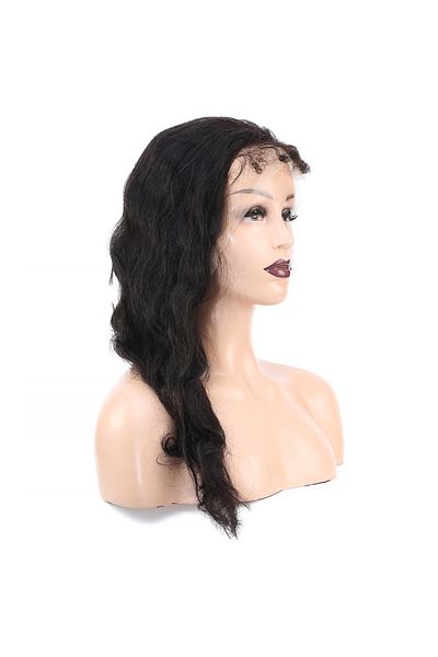 KONAK PERUK 60-65cm Wavy Real Tulle Wig - Front Lace
