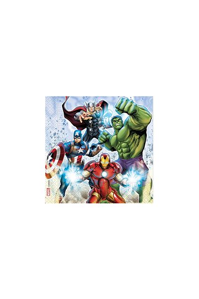 kidspartim Avengers Heroes - Σχεδιασμένο με χαρτοπετσέτα