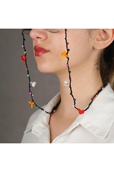 HOBİSY GIFT SHOP تطريز يدوي الصنع - إكسسوار فريد من نوعه للنظارات والحبل لإكم...