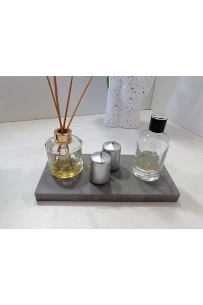 Başakmarble Kaunos Quartz Marble Presentation Holder (25X12CM)