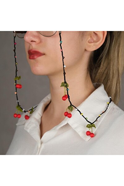 HOBİSY GIFT SHOP تطريز يدوي الصنع - إكسسوار فريد من نوعه للنظارات والحبل لإكم...