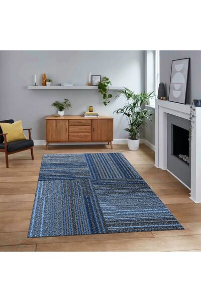 Viyana Home Dijital Baskılı Kaymaz Taban Yıkanabilir Modern Yolluk Mutfak Sal...