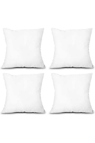 CAN-DIR REKLAM DIŞ TİCARET Square Throw Pillow Inner Pillow Filled with Beads Fiber-Sponge 43x43 Cm