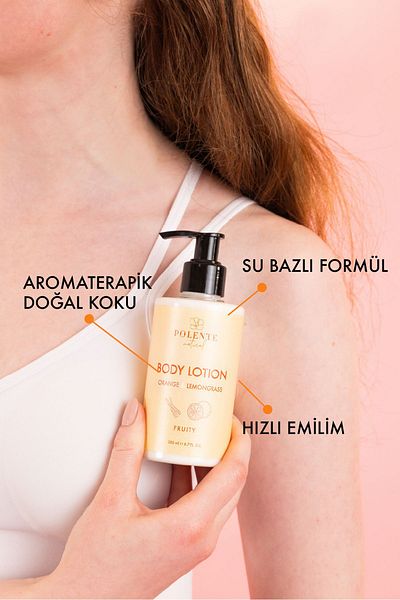 Polente Natural Orange and Lemongrass 200 ml - Body Lotion