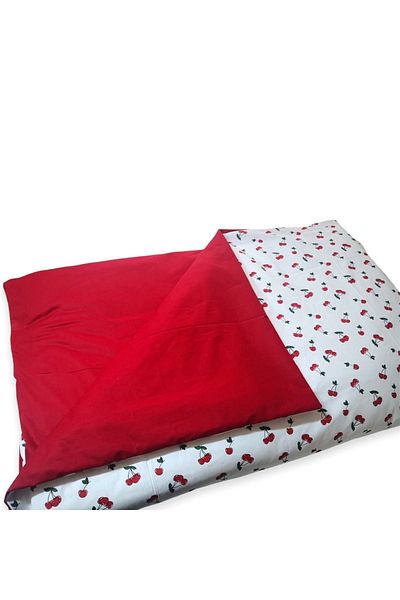 Bebek Özel Single Duvet Cover Quilt Cover Red Cherry 70 X 100 cm